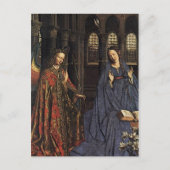 De aankondiging van Jan van Eyck Briefkaart (Voorkant)