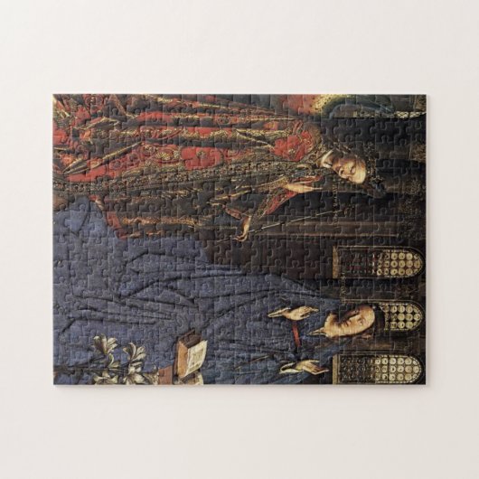 De aankondiging van Jan van Eyck Legpuzzel (Horizontaal)