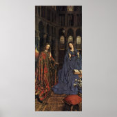 De aankondiging van Jan van Eyck Poster (Voorkant)