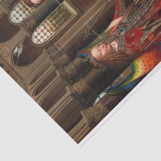 De aankondiging van Jan van Eyck Tissuepapier (Detail)