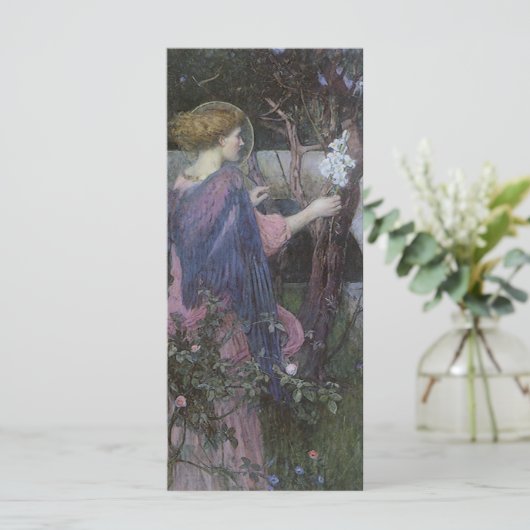 De aankondiging van John William Waterhouse (Staand voorkant)