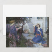 De aankondiging van John William Waterhouse (Voorkant / Achterkant)