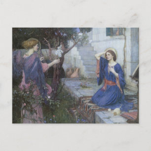 De aankondiging van John William Waterhouse Briefkaart