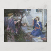 De aankondiging van John William Waterhouse Briefkaart (Voorkant)