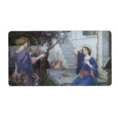 De aankondiging van John William Waterhouse Etiket (Voorkant)