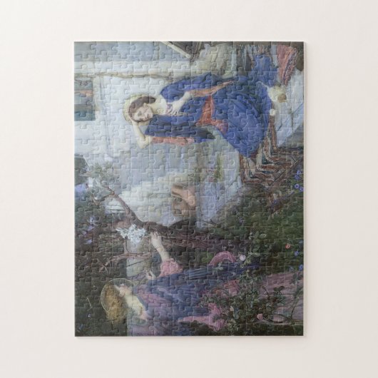 De aankondiging van John William Waterhouse Legpuzzel (Verticaal)