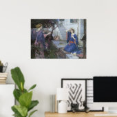 De aankondiging van John William Waterhouse Poster (Thuiskantoor)
