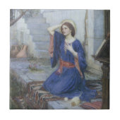 De aankondiging van John William Waterhouse Tegeltje (Voorkant)