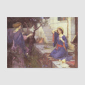 De aankondiging van John William Waterhouse Tissuepapier (Voorkant)