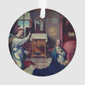 De aankondiging van Joos van Cleve: Kerstmis Ornament (achterkant)