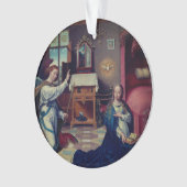 De aankondiging van Joos van Cleve: Kerstmis Ornament (voorkant)