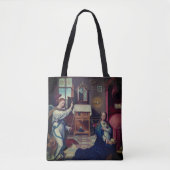 De aankondiging van Joos van Cleve: Kerstmis Tote Bag (Voorkant)