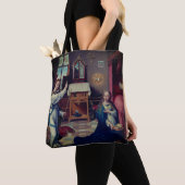De aankondiging van Joos van Cleve: Kerstmis Tote Bag (Dichtbij)