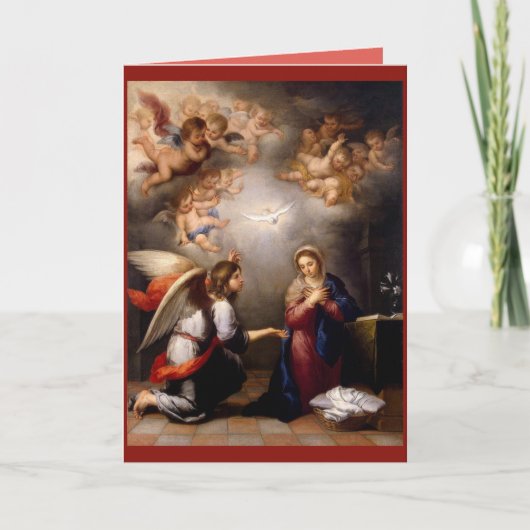 De aankondiging van Murillo (detail) Vakantiegange (Voorkant)