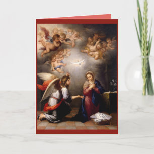 De aankondiging van Murillo (detail) Vakantiegange