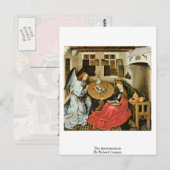 De aankondiging van Robert Campin Briefkaart (Voorkant / Achterkant)
