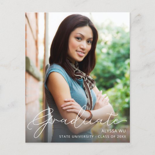 De Aankondiging VR van het Afstuderen van de Foto  Flyer (Voorkant)