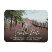 De aankondigingsfoto van het huwelijk sparen de Ma Magneet (Horizontaal)