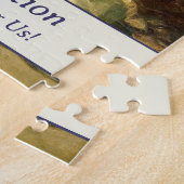 De aankondigingspuzzel legpuzzel (Zijkant)