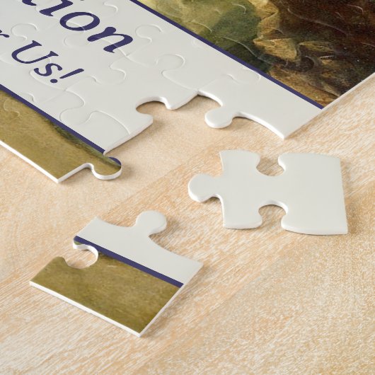 De aankondigingspuzzel legpuzzel (Zijkant)