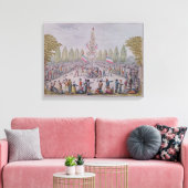 De aanleg van een vrijheidsboom canvas afdruk (Insitu (Woonkamer))