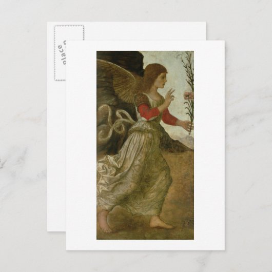 De aanmanende engel Gabriel Briefkaart (Voorkant / Achterkant)