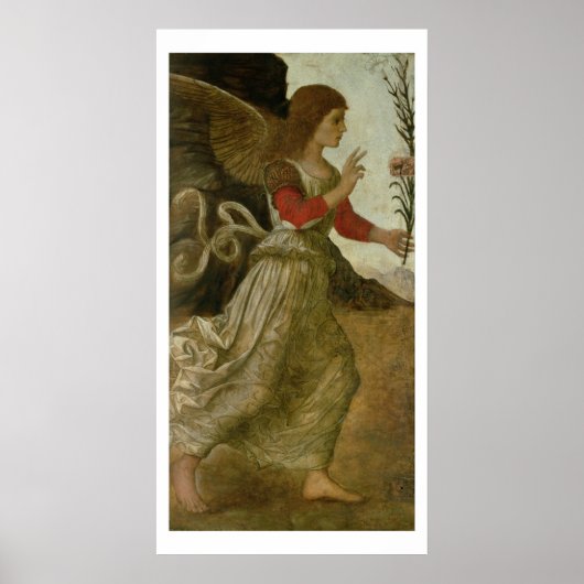 De aanmanende engel Gabriel Poster (Voorkant)