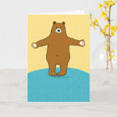 De aanmoediging draagt Omhelzing Kaart (Gele Bloem)