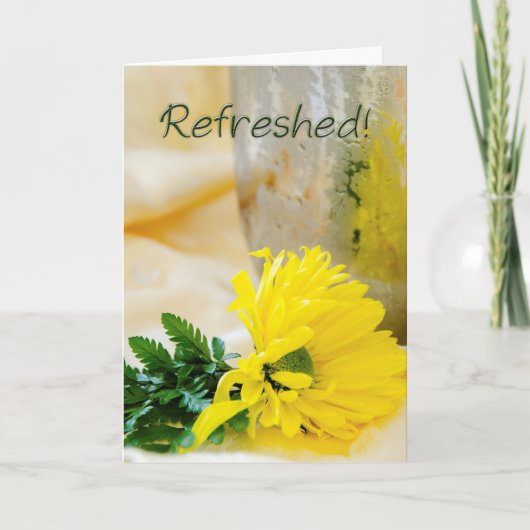 De Aanmoediging van de zonnebloem Kaart (Voorkant)