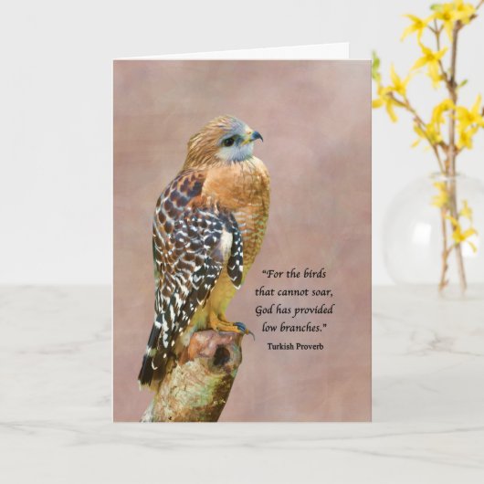 De aanmoediging, wordt goed, Spiritual, Havik op Kaart (Gele Bloem)