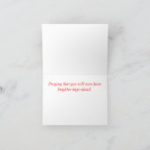 De aanmoedigingskaart van de vlinder kaart (Binnen)