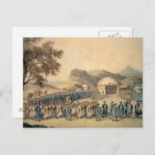 De aanpak van de keizer van China Briefkaart (Voorkant / Achterkant)