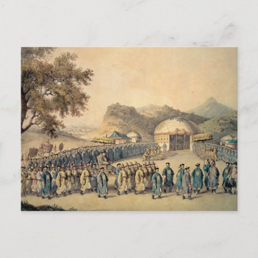 De aanpak van de keizer van China Briefkaart (Voorkant)