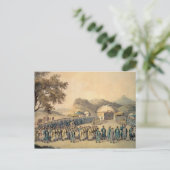 De aanpak van de keizer van China Briefkaart (Staand voorkant)