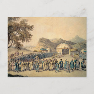 De aanpak van de keizer van China Briefkaart