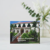 De Aanplanting van Sunbury in Barbados Briefkaart (Staand voorkant)