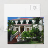 De Aanplanting van Sunbury in Barbados Briefkaart (Voorkant / Achterkant)