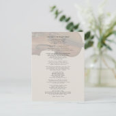 De aanraking van de hand van de meester briefkaart (Staand voorkant)