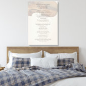 De aanraking van de hand van de meester canvas afdruk (Insitu (Slaapkamer))