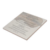 De aanraking van de hand van de meester tegeltje (Zijkant)