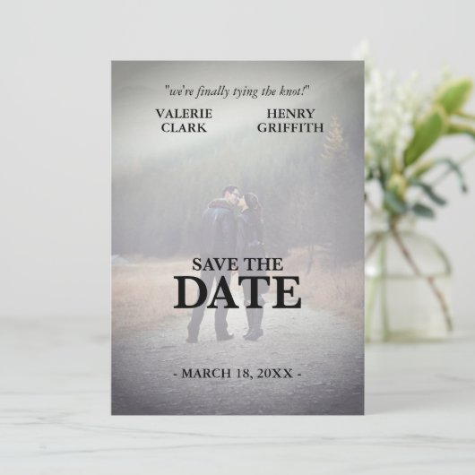 De aanstaande Foto van de Film sparen de Datum Save The Date (Staand voorkant)