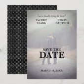De aanstaande Foto van de Film sparen de Datum Save The Date (Voorkant / Achterkant)