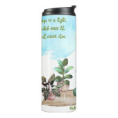 De aansteker van de Flame Travel Thermosbeker (Gedraaid links)