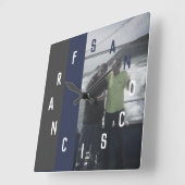 De Aantallen van de brief Vierkante Klok (Hoek)