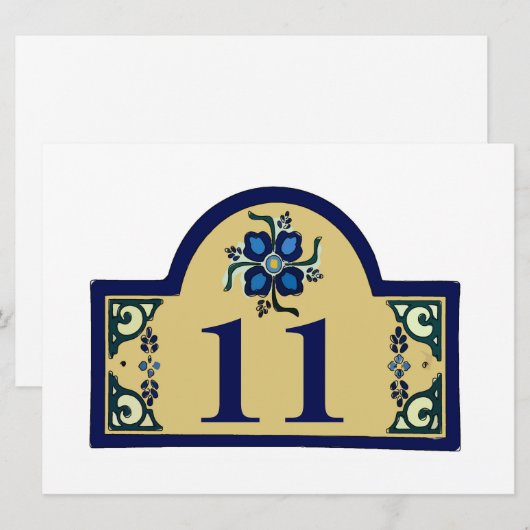 De Aantallen van het Huis veranderen Magnet van de (Voorkant / Achterkant)