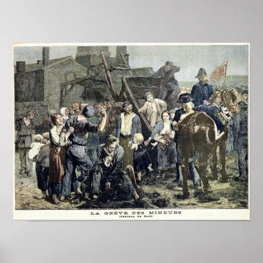 De aantekening van de Miner in Carmaux Poster (Voorkant)