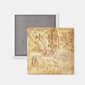 De aantekeningen van Da Vinci Magneet (Voorkant / Achterkant)