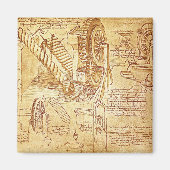 De aantekeningen van Da Vinci Magneet (Voorkant)