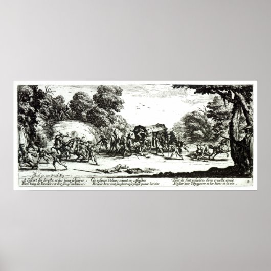 De aanval op de Stagecoach Poster (Voorkant)