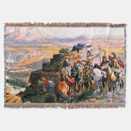“De aanval plannen” van Charles M Russell Deken (Voorkant)